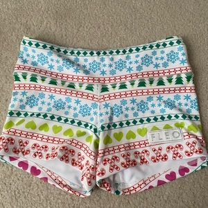 Fleo Christmas Shorts | Fleo Christmas athletic shorts